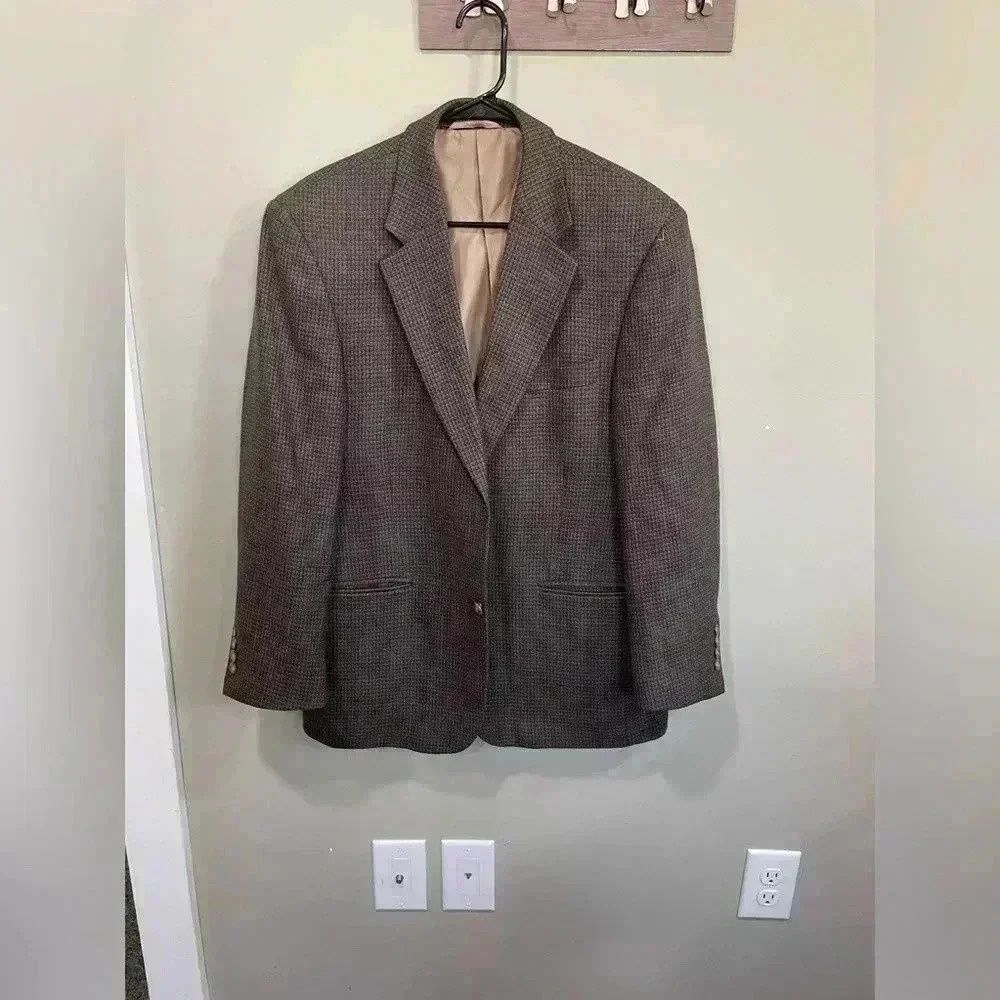 BERT PULITZER 100% Lambswool BLAZER Men's 40S Sport Coat Jacket 2 button
